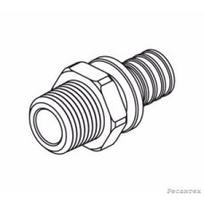 REHAU  RAUTITAN GAS Переходник с наружной резьбой 20-R 1/2