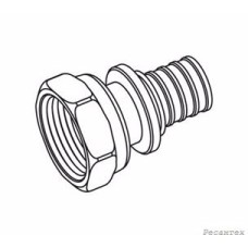 REHAU RAUTITAN Переходник с накидной гайкой 16-G 3/4