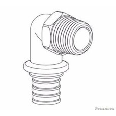 REHAU RAUTITAN Переходник с наружной резьбой 50-R 1 1/4 (RX)