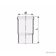 Sinikon  Компенсационный патрубок D50 утроенный