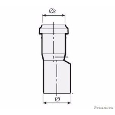 Sinikon  Переход эксцентрический D40x32