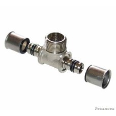 Blansol MULTIPEX Тройник с наружной резьбой  (26х3.0)х3/4