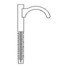 Дюбель одинарный, для трубы Oventrop  Copipe  пластмасса, Арт. 1509091