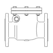 Обратный клапан Oventrop PN16 Ду 40 фланцевый, Арт. 1073049