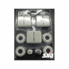 Монтажный комплект для Sira KIT RS 1/2  универсальный, белый