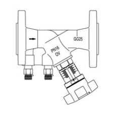 Регулирующий вентиль Oventrop  Hydrocontrol VFR  PN16 Ду50 фланц. (бронз.), Арт. 1062350