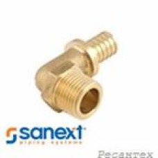 Уголок переходной SANEXT с наруж. резьбой 20*3/4