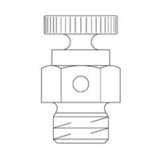 Кран для спуска воздуха латунный Oventrop 3/8 , артикул 1109003