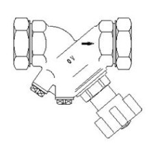 Запорный вентиль Oventrop  Hydrocontrol ATR  PN16 Ду 15 бронза, Арт. 1067604