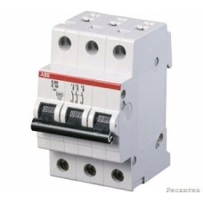 ABB  Выключатель авт. мод. 3п C 10А S203 6кА ABB 2CDS253001R0104