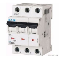 Eaton  Выключатель авт. мод. 3п C 25А PL4-C25/3 4.5кА EATON 293162