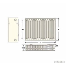 DeLonghi  Боковая панель для радиатора ST 33/300