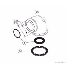 PROTHERM  K5D Protherm Колено с фланцем d 60/100мм  90гр