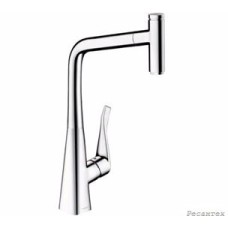 Смеситель для кухни Hansgrohe Metris Select сталь