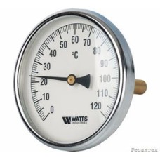 Watts  F+R801(T) 100/100 Термометр биметаллический  с погружной гильзой  100 мм