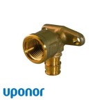 Водорозетка DR-латунь Uponor Q&E с фланцем